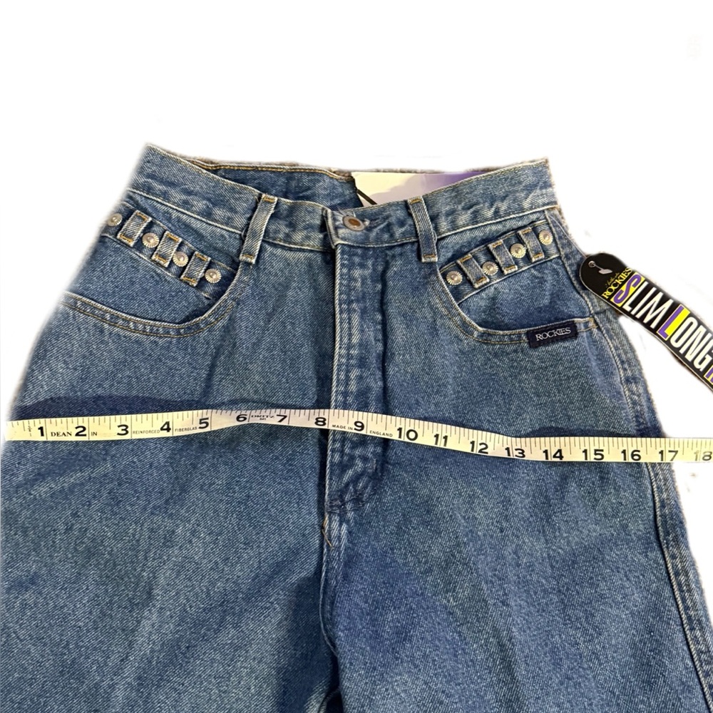 Rockies High Rise Blue Jeans - Picture 9 of 11